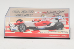 Panasonic Toyota Racing TF108 T. Glock F1 Showcar 2008 Minichamps 1:43 403080082 Métal Moulé — image 5 sur 5