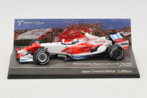 Toyota TF107 #12 J. Trulli Panasonic Toyota Racing Showcar F1 2007 Minichamps 1:43 AM60129 Métal Moulé