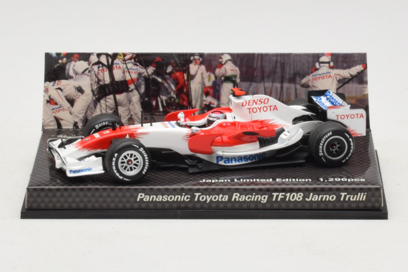 Toyota TF108 #12 J. Trulli Panasonic Toyota Racing F1 2008 Minichamps 1:43 AM61151 Métal Moulé