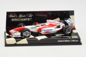 Toyota TF104 Panasonic #16 R. Zonta Panasonic Toyota Racing 2004 Minichamps 1:43 400040116 Métal Moulé