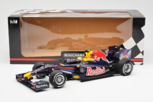 Red Bull RB6 #7 M. Webber Red Bull Racing Showcar 2010 Minichamps 1:18 150100076-R1 Métal Moulé — image 6 sur 6