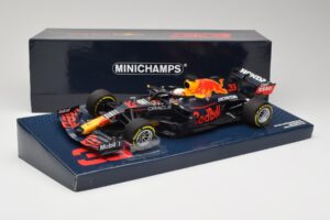 Red Bull Racing Honda RB16B #33 M. Verstappen Emilia Romagna GP 2021 Case Edition Minichamps 1:18 113210133 Résine — image 7 sur 7