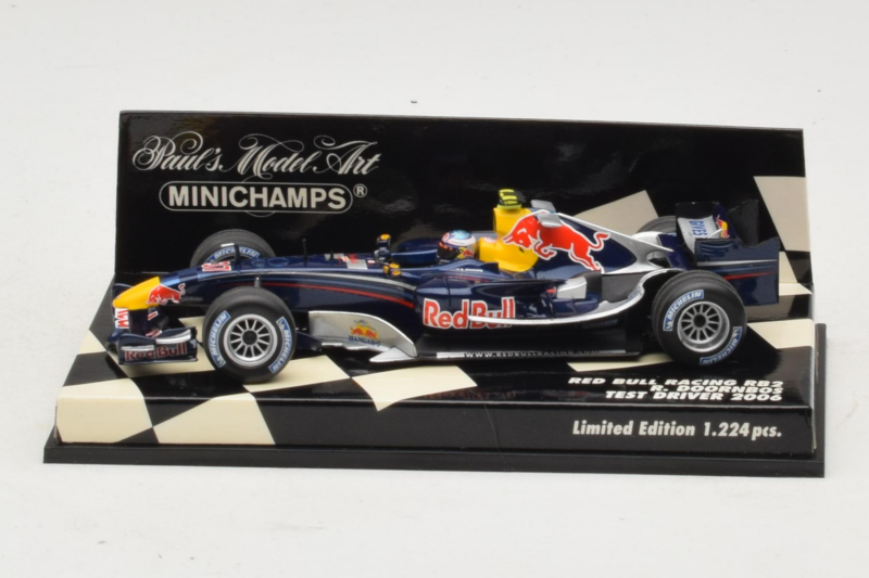 Red Bull Racing RB2 R. Doornbos Test Driver F1 2006 Minichamps 1:43 400060037 Métal Moulé