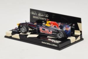 Red Bull Racing RB6 S. Vettel F1 Showcar 2010 Minichamps 1:43 400100075 Métal Moulé — image 3 sur 5