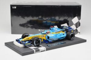Renault F1 Team R25 #5 F. Alonso 3rd Place Brazil GP 2005 World Champion Minichamps 1:18 117051705 Métal Moulé — image 7 sur 7