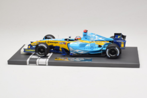 Renault R25 #5 F. Alonso 2ème Place GP de Belgique 2005 Minichamps 1:18 117051605 Métal Moulé