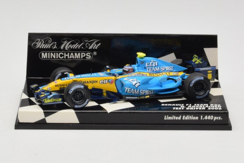 Renault R26 H. Kovalainen F1 Test Car 2006 Minichamps 1:43 400060041 Métal Moulé