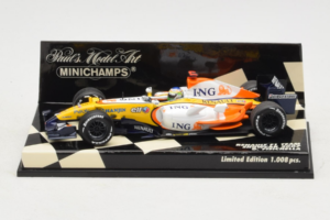 Renault R27 #3 G. Fisichella Renault F1 Team Showcar 2007 Minichamps 1:43 400070073 Métal Moulé