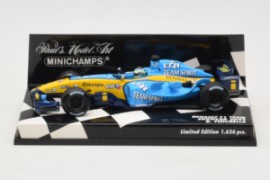 Renault R25 #6 G. Fisichella Renault F1 Team Showcar 2005 Minichamps 1:43 400050076 Métal Moulé