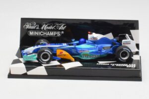 Sauber C24 J. Villeneuve F1 2005 Minichamps 1:43 400050011 Métal Moulé