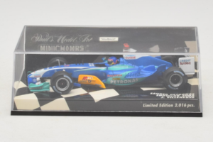 Sauber C24 Petronas #11 J. Villeneuve Sauber Petronas F1 Team Showcar 2005 Minichamps 1:43 400050081 Métal Moulé — image 4 sur 5