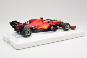 Scuderia Ferrari SF21 #55 C. Sainz Emilia Romagna GP 2021 BBR 1:18 BBR211855 Métal Moulé — image 2 sur 7