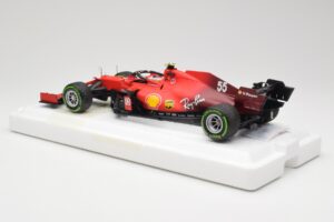 Scuderia Ferrari SF21 #55 C. Sainz Emilia Romagna GP 2021 BBR 1:18 BBR211855 Métal Moulé — image 5 sur 7