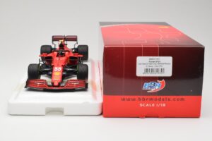 Scuderia Ferrari SF21 #55 C. Sainz Emilia Romagna GP 2021 BBR 1:18 BBR211855 Métal Moulé — image 6 sur 7