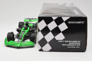 Stake F1 Team Kick Sauber C44 #77 V. Bottas Emilia Romagna GP 2024 Minichamps 1:18 147240177 Métal Moulé — image 6 sur 7