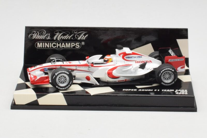 Super Aguri SA05 #23 Y. Ide F1 2006 Minichamps 1:43 400060023 Métal Moulé
