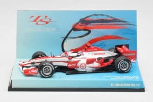 Super Aguri Honda SA07 #22 T. Sato Race Car 2007 Minichamps 1:43 518074322 Métal Moulé