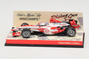 Super Aguri SA07 T. Sato F1 Showcar 2007 Minichamps 1:43 403080092 Métal Moulé