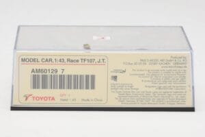 Toyota TF108 Showcar J. Trulli 2008 Minichamps 1:43 AM601297 Métal Moulé — image 4 sur 5