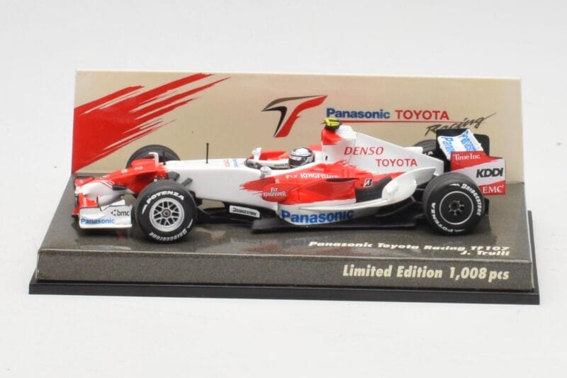 Toyota TF108 Showcar J. Trulli 2008 Minichamps 1:43 AM601297 Métal Moulé