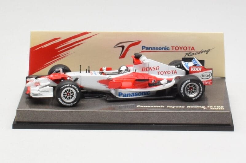 Toyota TF105 #16 J. Trulli F1 2005 Minichamps 1:43 AM58295 Métal Moulé