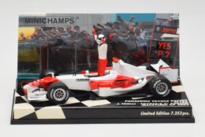 Toyota TF105 #16 J. Trulli Malaysia GP Podium 2005 Minichamps 1:43 400050116 Métal Moulé