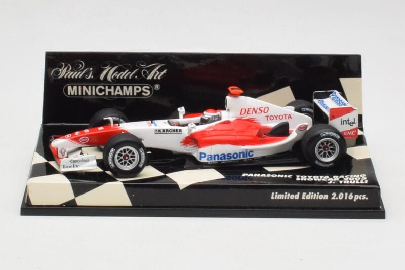 Toyota TF105 Panasonic Racing #16 J. Trulli F1 2005 Minichamps 1:43 400050086 Métal Moulé