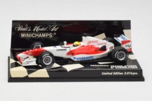 Toyota TF105 Panasonic Racing R. Schumacher Showcar 2005 Minichamps 1:43 400050087 Métal Moulé