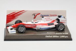 Toyota TF109 Panasonic Toyota Racing #9 J. Trulli F1 2009 Minichamps 1:43 AM621323 Métal Moulé