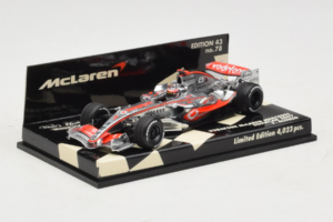 McLaren MP4-22 Mercedes #1 F. Alonso Vodafone McLaren Showcar F1 2007 Minichamps 1:43 530074371 Métal Moulé — image 2 sur 5