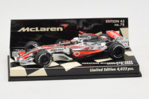 McLaren MP4-22 Mercedes #1 F. Alonso Vodafone McLaren Showcar F1 2007 Minichamps 1:43 530074371 Métal Moulé