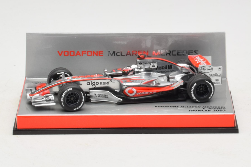 McLaren MP4-22 Mercedes #1 F. Alonso Vodafone McLaren Showcar F1 2007 Minichamps 1:43 533074371 Métal Moulé