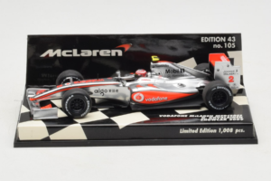 McLaren MP4-24 Mercedes #2 H. Kovalainen Vodafone McLaren Showcar F1 2009 Minichamps 1:43 530094372 Métal Moulé