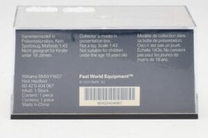 Williams FW27 BMW #16 N. Heidfeld F1 2005 Minichamps 1:43 80420404067 Métal Moulé — image 4 sur 5