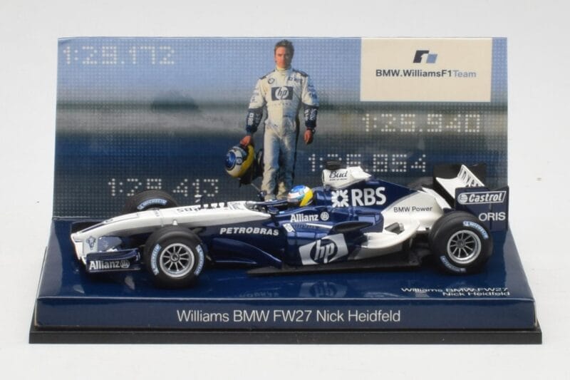 Williams FW27 BMW #16 N. Heidfeld F1 2005 Minichamps 1:43 80420404067 Métal Moulé