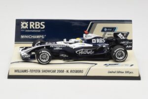 Williams FW30 N. Rosberg F1 Showcar 2008 Minichamps 1:43 403080077 Métal Moulé