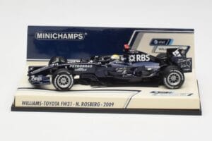 Williams FW31 Toyota #16 N. Rosberg F1 2009 Minichamps 1:43 400080207-M1 Métal Moulé