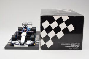 Williams FW43B Mercedes #63 G. Russell Belgian GP 2021 Minichamps 1:18 117211363 Résine — image 6 sur 7