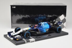 Williams FW43B Mercedes #63 G. Russell Belgian GP 2021 Minichamps 1:18 117211363 Résine — image 7 sur 7