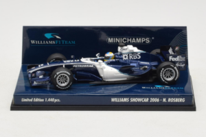 Williams FW28 Cosworth #10 N. Rosberg Williams F1 Team Showcar 2006 Minichamps 1:43 400060080 Métal Moulé
