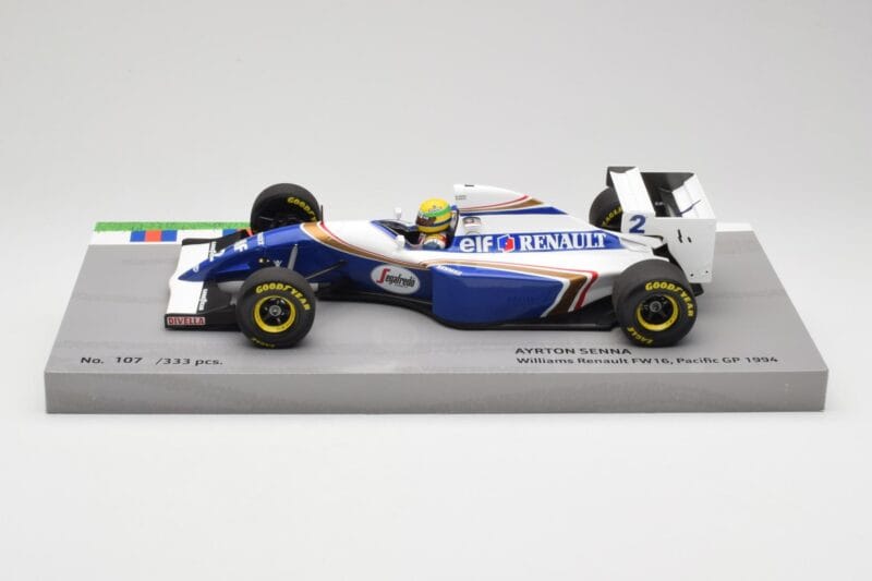 Williams Renault FW16 #2 A. Senna Pacific GP 1994 Minichamps 1:18 543941802 Métal Moulé