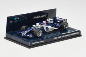 Williams FW28 Toyota K. Nakajima F1 Test Debut 2006 Minichamps 1:43 400060135 Métal Moulé — image 2 sur 6