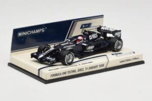 Williams Toyota FW29B K. Nakajima Jerez Test 14 Janvier 2008 Minichamps 1:43 400080108 Métal Moulé — image 2 sur 5