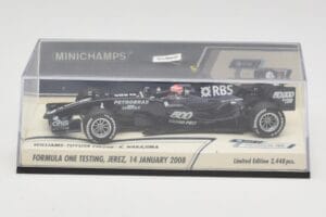Williams Toyota FW29B K. Nakajima Jerez Test 14 Janvier 2008 Minichamps 1:43 400080108 Métal Moulé — image 5 sur 5