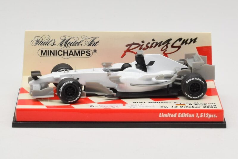 Williams Toyota FW29B #7 N. Rosberg Showcar 2008 Minichamps 1:43 403080177 Métal Moulé