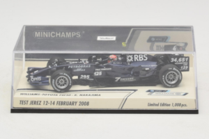 Williams FW30 Toyota #8 K. Nakajima Test Jerez Feb 2008 Minichamps 1:43 400080208 Métal Moulé — image 4 sur 5