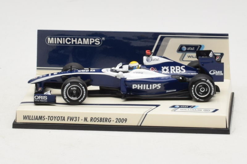 Williams FW31 Toyota #16 N. Rosberg F1 2009 Minichamps 1:43 400090016 Métal Moulé