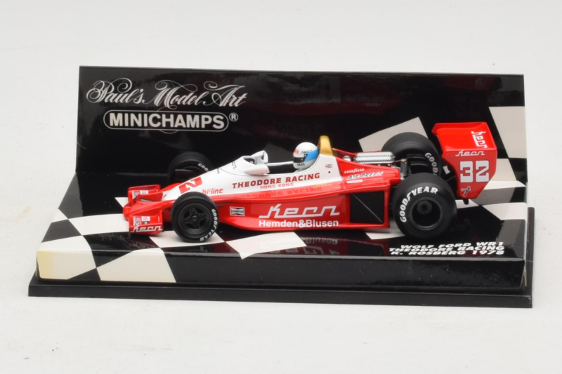 Wolf WR1 Ford Theodore Racing K. Rosberg F1 1978 Minichamps 1:43 400780032 Métal Moulé