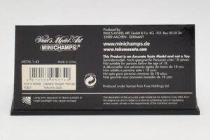 Dallara F301 Mugen Honda T. Sato Macau GP Winner 2001 Minichamps 1:43 518014306 Métal Moulé — image 4 sur 5