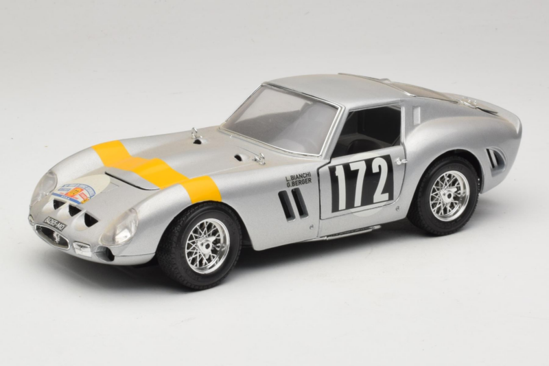 Ferrari 250 GTO #172 Tour de France 1964 Bburago 1:18 7011 Métal Moulé